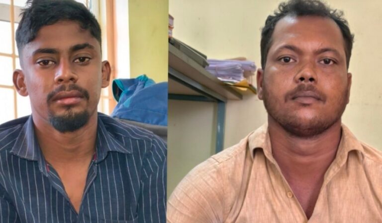 தூத்துக்குடியில் ரூ.50 லட்சம் மதிப்புள்ள பீடி இலை கடத்தல்  சரக்கு வாகனத்துடன் 2 பைபர் படகு பறிமுதல் இருவர் கைது…